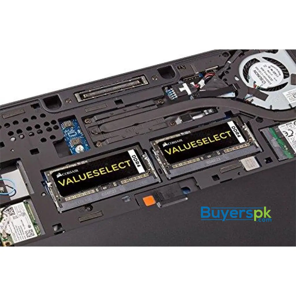 Corsair CMSO8GX4M1A2133C15 Value Select 8 GB (1 x 8 GB) DDR4 2133 MHz CL15 Mainstream SODIMM Notebook Memory Module - Black - RAM Corsair CMSO8GX4M1A2133C15 Value Select 8 GB (1 x 8 GB) DDR4 2133 MHz CL15 Mainstream SODIMM Notebook Memory Module - Black - RAM